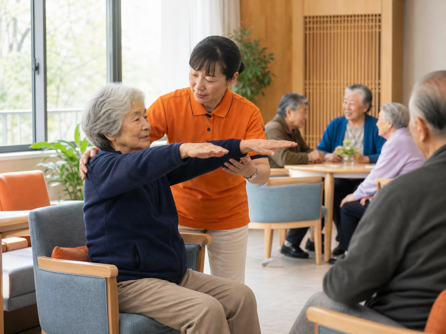 和孝机构养老照护服务场景示意图